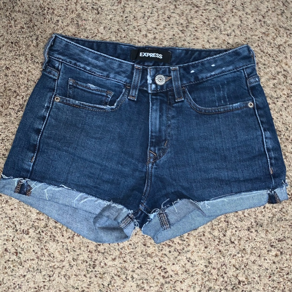 Denim shorts